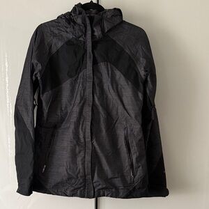 Columbia Omni tech Charcoal and Black Waterproof jacket small
